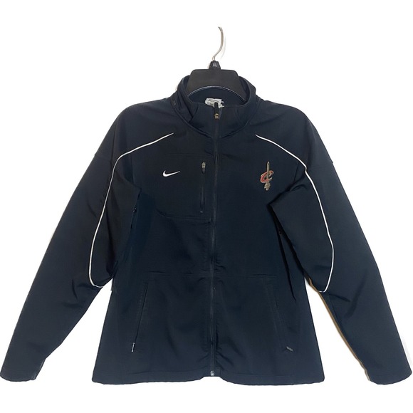 Nike Cleveland Cavaliers Basketball NBA Soft Shell Women's Jacket Medium Zip - Picture 2 of 9